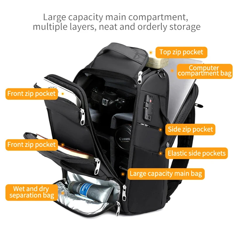 NNEOBA Professional Photography Backpack Black
