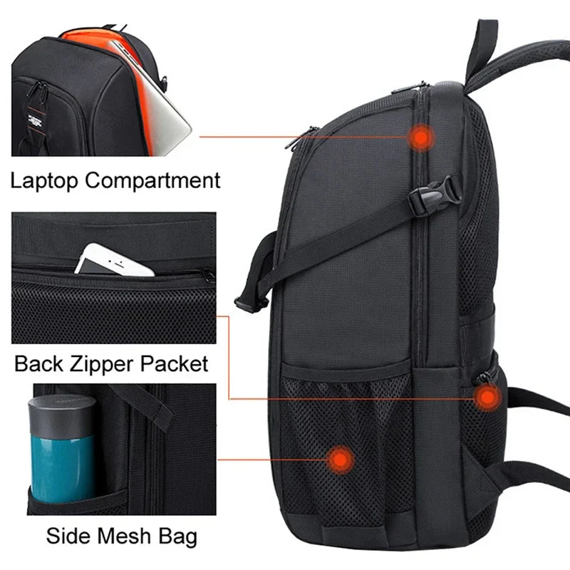 NNEOBA Waterproof Backpack Photography Orange