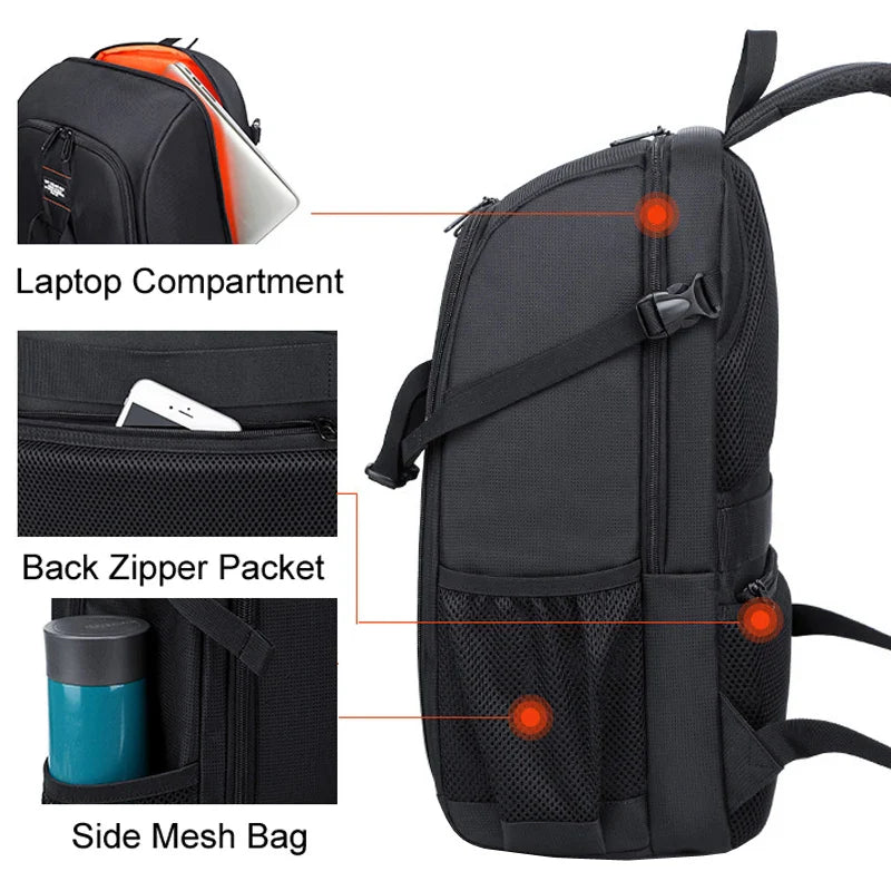 NNEOBA Photography Camera Backpack Orange