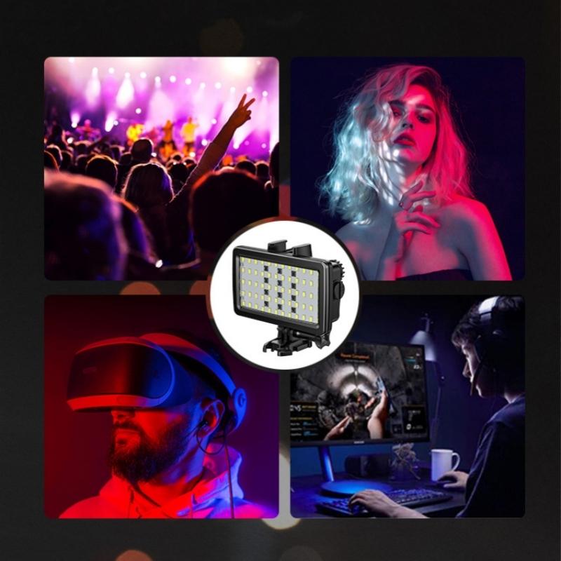 NNEIDS Rechargeable Diving Photography Waterproof Led Fill Light - Rgb