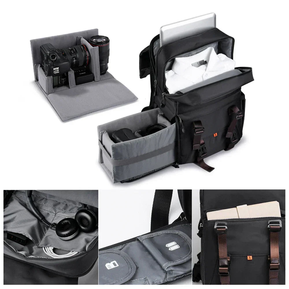Rainproof Photography Backpack for Cameras