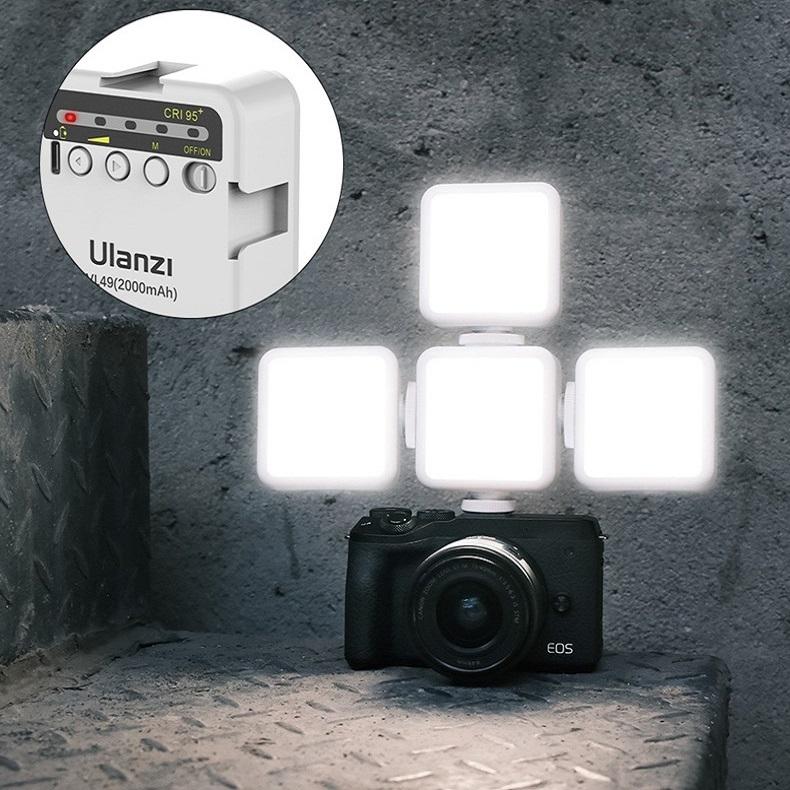 NNEIDS Dimmable Led Video Light For Soft Photography And Vlogging