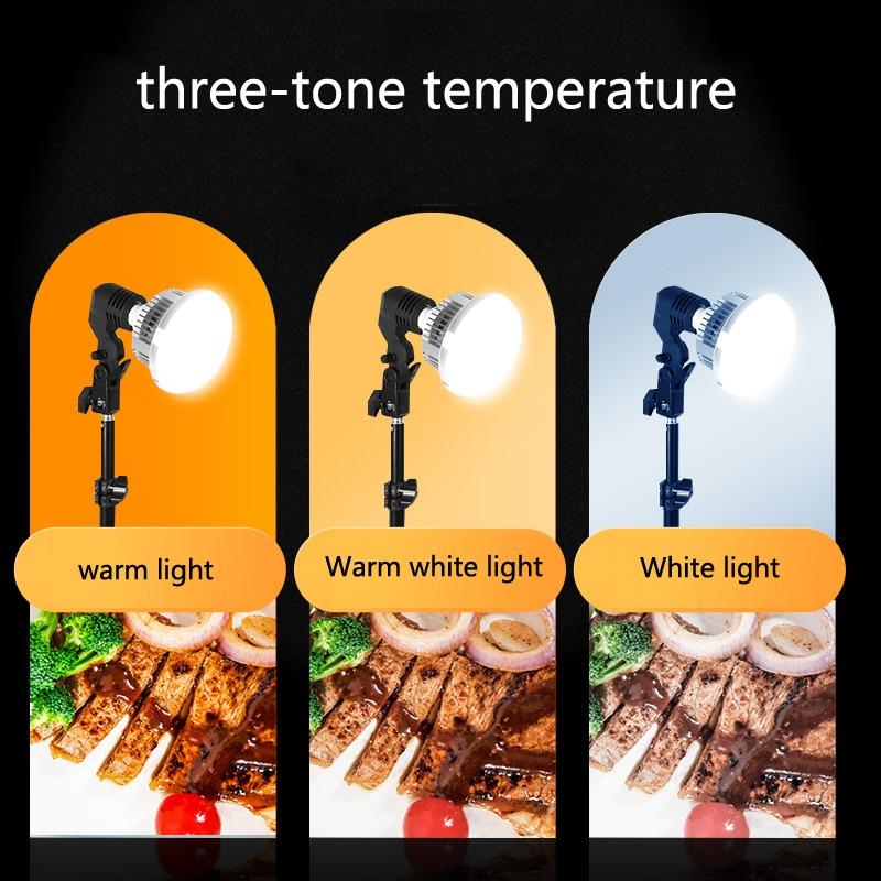 NNEIDS 700W Mushroom Lamp & Stand For Mobile Phone Photography